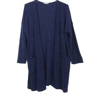 Tres Bien Women's Open Front Cardigan Long Sweater Size Large